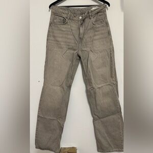 Zara Men's Beige Straight Jeans